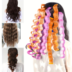 20tk/komplekt Magic Hair Curler Heatless Juukserullid Lainemoodustajad Soengu Rullpulgad Curling Juuste kujundamise T&ouml;&ouml;riistad naistele orange