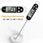 Roostevabast terasest sond toiduvalmistamiseks, grillahi, vesi, piim, &otilde;li, vedel liha, digitaalne k&ouml;&ouml;gitermomeeter k&ouml;&ouml;gitarbed