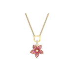 Swarovski troopiline lillekaelakee Naiste kaelakeed Roosa 5524356 Pink