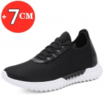 Meeste k&otilde;rgust suurendavad kingad Mehele 7cm Suvised Vabaaja T&otilde;stavad Tossud Jalatsid Valged Vabaaja Spordi 37