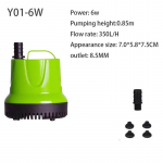 110V-220V sukeldatav veepump (6W/12W/25W/60W/100W) Akvaariumi, tiigi, h&uuml;dropoonika ja purskkaevude jaoks - Vaikne, energias&auml;&auml;stlik EU-220V 50HZ