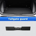 Changan UNI-T UNI T Automaatse tagaluugi kaitsja L&auml;vepaku pedaalid S&uuml;sinikkiust tekstuuriga Tarvikud Nahk PU Stiilne Autokleebis Viimistlus Tailgate guard