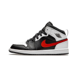 Jordan 1 Mid Valge Must T&scaron;iili Punane PS 640734-075 35