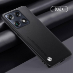 EUCAGR Luksuslik PU Nahast &Uuml;mbris Motorola edge 70 Ultra jaoks Tagakaane Kaitse Telefonikott Moto X70 Air Pro moto Signature jaoks Motorola Signature must