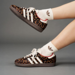 adidas Samba OG Kasutatud Punane Leopard (Naiste omad) 36.5