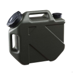 Telkimise veehoiustamiskanister 10L/2.64 Gallon &Auml;mber Joogidosaator Kanister elluj&auml;&auml;miseks tume khaki v&auml;rv