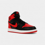 Jordan 1 Retro High OG Satin Bred (PS) 27.5 punane