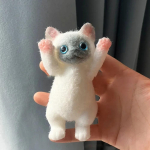 Taba Squishy kassim&auml;nguasi - Realistlik kohev kleepuv stressileevendaja, pehme simulatsioonkassi pigistatav kingitus lastele ja t&auml;iskasvanutele valge