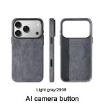 Ehtne Alcantara magnetiline &uuml;mbris iPhone 17 Pro Maxile, kate Magsafe'iga, nutika kaameranupu kaitsmed iPhone 17 Pro Maxile for iPhone17 Pro Max