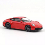 Norev Porsche 911 GTS 2024 Karmiinpunane NOREV Valatud Mudel 1/43 (992) Reaktiivauto [Kasutatud]