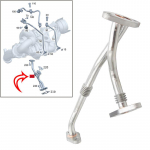 Turbo &otilde;li tagasivoolutoru Mercedes-Benz C S E ML V-klassile GLK CLS CLK SLC Vito 2014- Marco Sprinter 906 2006-2018 6511800722