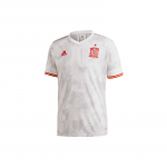 adidas FEF A JSY Hispaania rahvuskoondis V&otilde;&otilde;rsil F&auml;nniversioon Spordis&auml;rk L&uuml;hikeste Varrukatega Valge Hall Meeste EH6514 XS