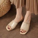 Suvised naiste sandaalid Dekoratsiooniga turske kontsaga Peep Toe br&auml;ndi elegantsed moekingad 35 beež
