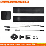 VW Transporter Multivan Caravelle T5 T6 k&uuml;lgliugakna klaasi riivi katte komplekt Remondikomplekt 7H0847788A 7H0847781B