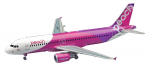 Hasegawa Peach Aviation Airbus A320 Plastikust Mudelikomplekt 41 1/200