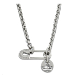 Vivienne Westwood Logo Messingist Kaelakee Meeste H&otilde;bedane 6301010B-02P019 h&otilde;be
