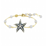 Swarovski Idyllia T&auml;htkujuline Kristallk&auml;ev&otilde;ru Naistele Kuldne 5684398 kuld