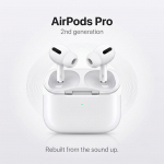 Ehtsad Apple AirPods Pro 2 Bluetooth-k&otilde;rvaklapid Sisseehitatud mikrofon Spordiks Veekindlad Stereoheli K&otilde;rvasisene M&uuml;ra summutavad K&otilde;rvaklapid valge