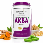 HealthyHey Nutrition AKBA 85% boswelliinhappe ja kurkumiiniga - 100% looduslik - Liigeste tervise toidulisand - 60 taimekapslit Atset&uuml;&uuml;l-keto-beeta-boswelliin