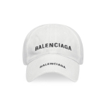 Balenciaga Kahekordse Logoga M&uuml;ts 'Valge' Meeste 744273415B39160 L white