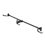 Tugev uksep&auml;rja konks Reguleeritav j&otilde;ulup&auml;rja hoidja varras, 23,6 -59 pikkus Tugev esiosa libisemiskindel hoidja p&auml;rja riputamiseks, puurimist ei vaja h&otilde;be