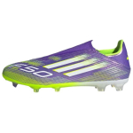 Adidas Adizero F50 League Shoelace-less Fg Mg 'Purple Rush Lucid Lemon' JH7734 44⅔ gray