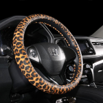 Leopardimustriga Roolikate Universaalne Nahast Kahetooniline Auto Interj&ouml;&ouml;ri Roolikatted Katted 37-38CM Tarvikud black