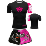 MMA treeningkomplekt Muay Thai vorm T-s&auml;rk P&uuml;ksid V&otilde;itluskunstid Fitness J&otilde;usaal Treenimine XL Recommended Height 170cm