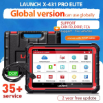 Autodiagnostika t&ouml;&ouml;riist LAUNCH X431 PRO Elite CAN FD & DoIP FCA AutoAuth Kogu s&uuml;steemi diagnostika ECU veebip&otilde;hine kodeerimine, Kahesuunaline aktiivne test X 431 PRO ELITE-Global Version
