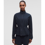 Lululemon UV-kaitsega kummipaelaga v&ouml;&ouml;kohaga jooksujakk Trnv True Navy/S black