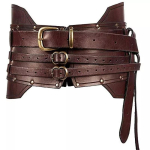 Keskaegne Renessanss Korsett Lai V&ouml;&ouml; Kiiver Viiking R&uuml;&uuml;tel S&otilde;dalane V&ouml;&ouml;koht Steampunk Piraat Larp Cosplay Kost&uuml;&uuml;m Naistele Meestele One Size gray
