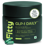 Fitty GLP-1 Daily | Toetab kaalulangust | V&auml;hendab n&auml;lga ja toetab rasvade kadu | 100% looduslik ja taimne | Ainevahetuse kiirendus & Tasakaalustatud veresuhkur