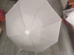 LED-pulktuli helendav vihmavari v&auml;rvilised loomingulised tuled kiudaine sirge vihmavari puutekangas helendav reklaamvari full-fiber&8K