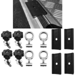 1 komplekt R&ouml;&ouml;pa Koormakinnituskruvid & R&ouml;&ouml;pakaitse Ankuralus VW T5 T6 Autole R&ouml;&ouml;pakaitse Kinnituskruvid Siseaksessuaarid gray