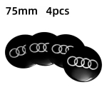 56/60/65/70/75mm Auto embleem Ratta keskkate Kleebised Veljekatted Kleebis Audi A3 A4 A6 A7 A8 Q3 Q5 Q7 S3 S4 S5 S6 RS3 RS4 Sline jaoks