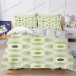 Esteetiline O-Orla Kiely Lillevarrega Tekikott Komplekt Voodipesu Pehme Pesu Puuvillane Voodi Neli Aastaaega &Uuml;li&otilde;pilaste &Uuml;hiselamu Kodutekstiil 140*200cm/55x79in Single/Twin 3pcs beige