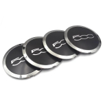 H&otilde;bedane 133 mm ilukilp Fiat 500 velgedele Keskvelje ilukorkide komplekt 68078419AC 68078421AC Tolmukate Velje ilukatte asendus 51884863
