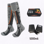 3,7V liitiumaku soojendusega sokid reguleeritava temperatuuriga - Soojad piiri&uuml;lese laadimise sokid One Size black