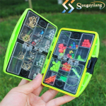 Plastikust kalap&uuml;&uuml;gitarvete kast P&ouml;&ouml;rdp&uuml;&uuml;givahendid Landid Konksud Tarvikud Kastid P&uuml;&uuml;giriistad kastiga set