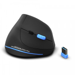 Mouse ottico senza fili regolaabile 2.4G 2400 DPI del hiir da gioco must