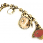 Les Tr&eacute;sors De Lily [C5303] - Bracelet Cr&eacute;ateur 'Esmeralda' Marron Orange oranž