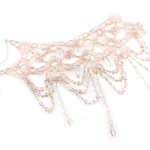 Les Tr&eacute;sors De Lily [E3009] &ndash; disainer Choker 'D&eacute;sir' Peach Heleroosa