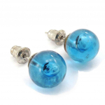 Les Tr&eacute;sors De Lily [J7033] - Boucles 'Coloriage' bleu sinine