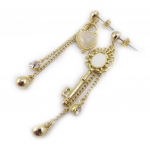 Les Tr&eacute;sors De Lily [J8993] - Boucles Cr&eacute;ateur 'Scarlett' dor&eacute; kuld