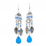 Les Tr&eacute;sors De Lily [K1112] - Boucles cr&eacute;ateur 'Mineralia' bleu sinine