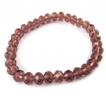 Les Tr&eacute;sors De Lily [N9207] - Bracelet Cr&eacute;ateur 'Sissi' violet - 8 mm lilla