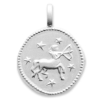 Les Tr&eacute;sors De Lily [Q8193] - Pendentif Argent 'Sagittaire' argent&eacute; (rhodi&eacute;) - 16 mm h&otilde;be