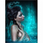 T&auml;is&uuml;mmargune teemantmaal Sinine Sexy Beauty Teemanttikandid 20X30CM