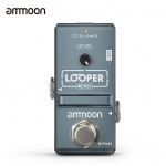 Ammoon AP-09 nanoseeria silmus elektrikitarri efektiga pedaali looper True Bypass Unlimited Overdubs 10 valge