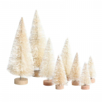 8 tk kaunistatud v&auml;ike kuldne j&otilde;ulupuu komplekt (3,5 cm*2; 6,5 cm*2; 8,5 cm*2; 12,5 cm*2, pakkimistasu 0,2 j&uuml;aani)
